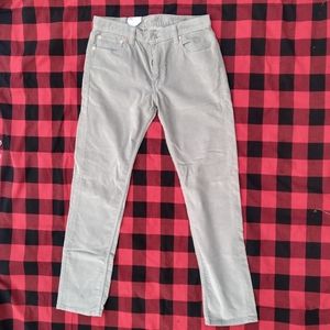 Gray Levi's 511 Corduroys